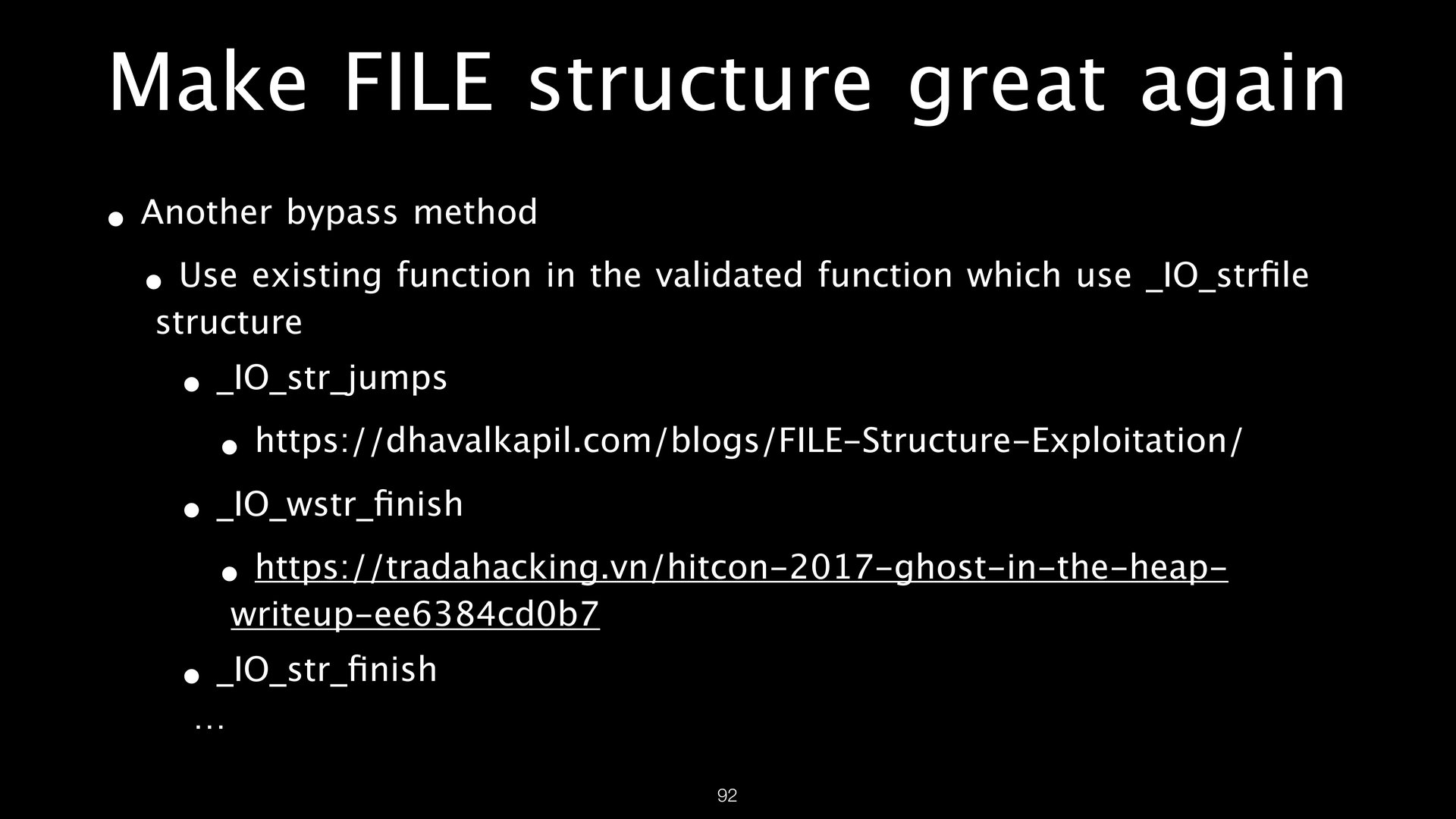 FILE Structures page 92